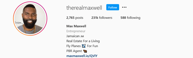 Top Real Estate Influencers - Max Maxwell