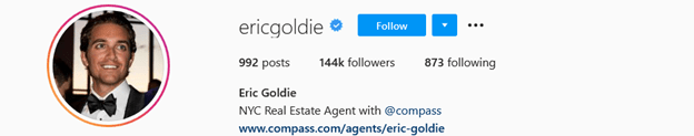 Top Real Estate Influencers - Eric Goldie