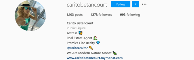 Top Real Estate Influencers - Carito Betancourt