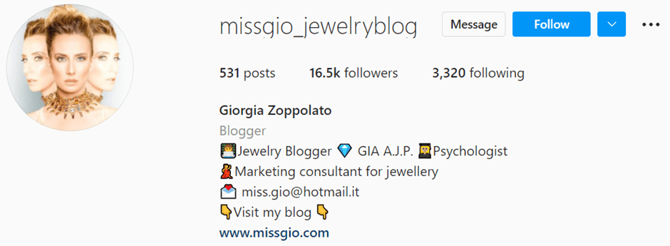 top jewelry influencers