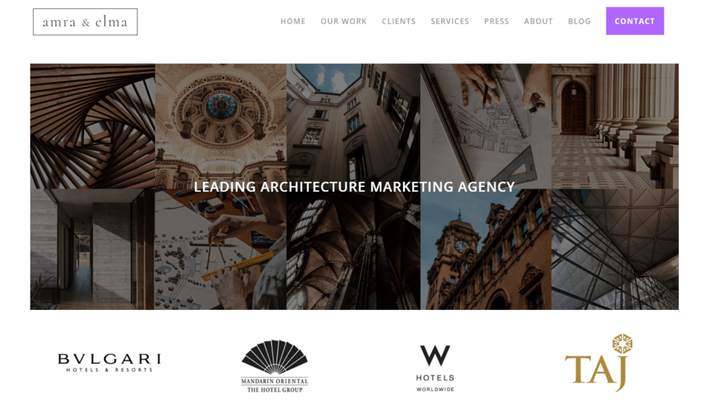 architecture marketing firms