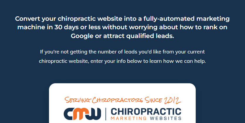 CHIROPRACTIC MARKETING AGENCIES